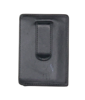 Tumi L121722 Mens Black Leather Alpha Money Clip Card Case | eBay