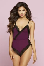 Seven Til Midnight Chiffon Romper Lingerie - Size Small