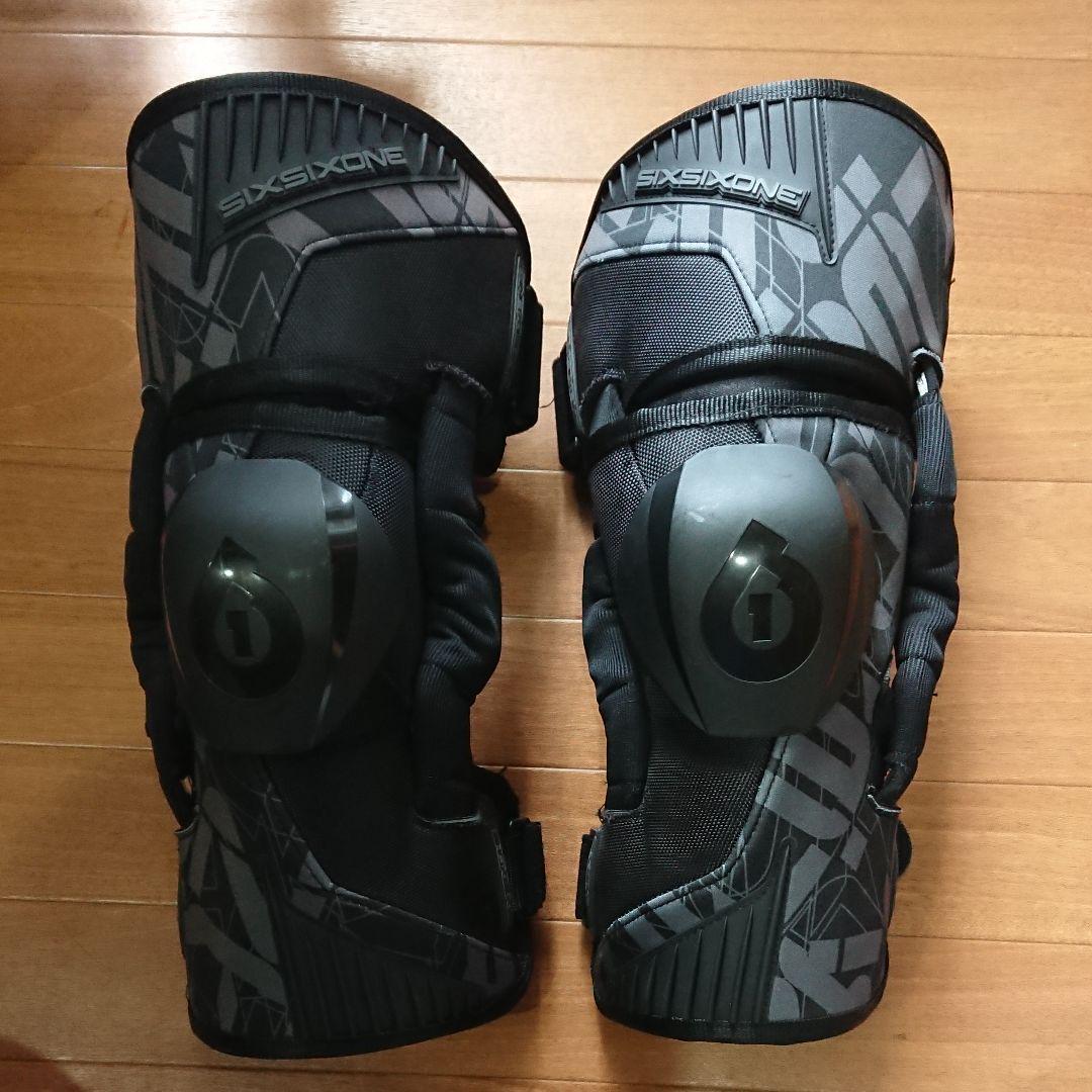 661 SIXSIXONE RAGE KNEE MTB BIKE BMX pads protectors leg guards Pair eBay