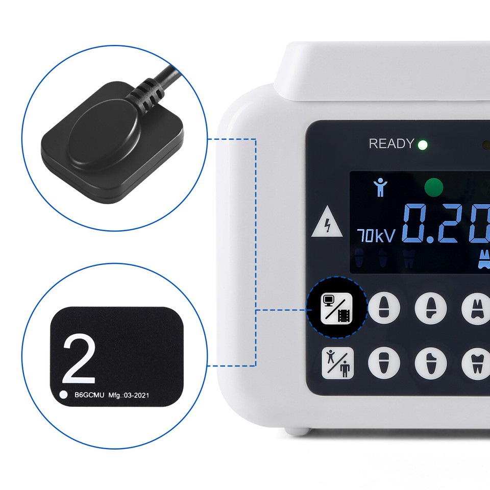 Portable Dental X-Ray Unit With Digital Sensor - Mobile System, Sizes 1 & 2
