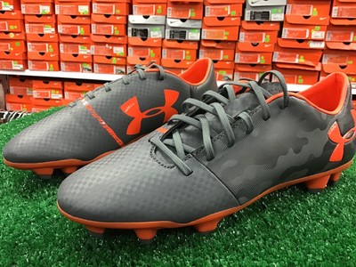 grey and orange cleats