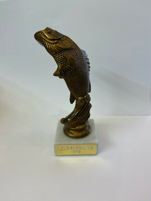 Barsch Bronze Angeln Trophäe Award Show 15 cm kostenlose Gravur