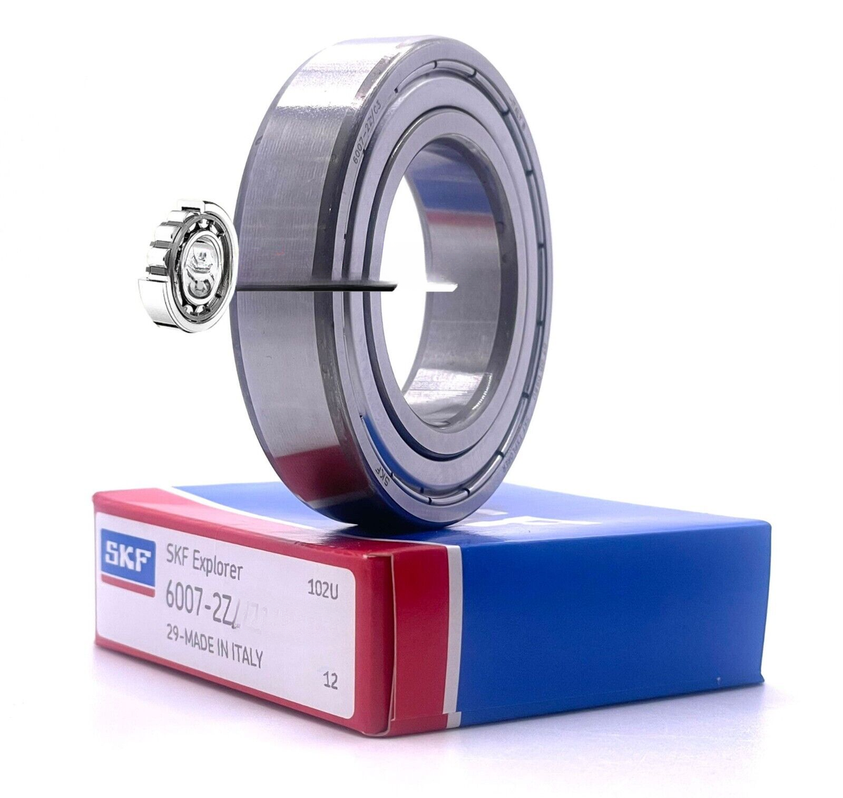 NEW SKF 6007 2Z DEEP GROOVE BALL BEARING, METAL SHIELDED 35x62x14