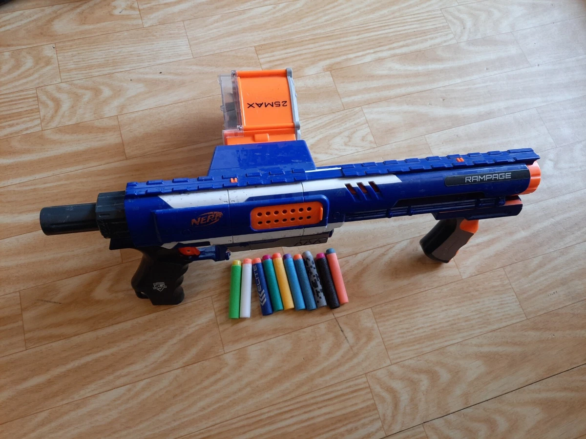 Nerf N-Strike Elite XD Rampage mit 25 Patronen (Gebraucht) in Stettfurt für CHF 3 - nur Abholung