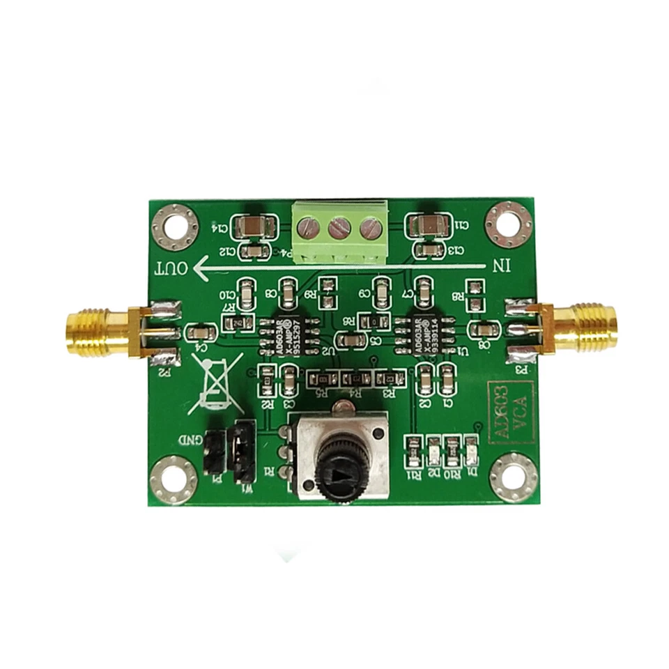 AD603 Verstärkermodul mit variabler Verstärkung Spannungsverstärker VCA 80dB - Bild 3 von 4