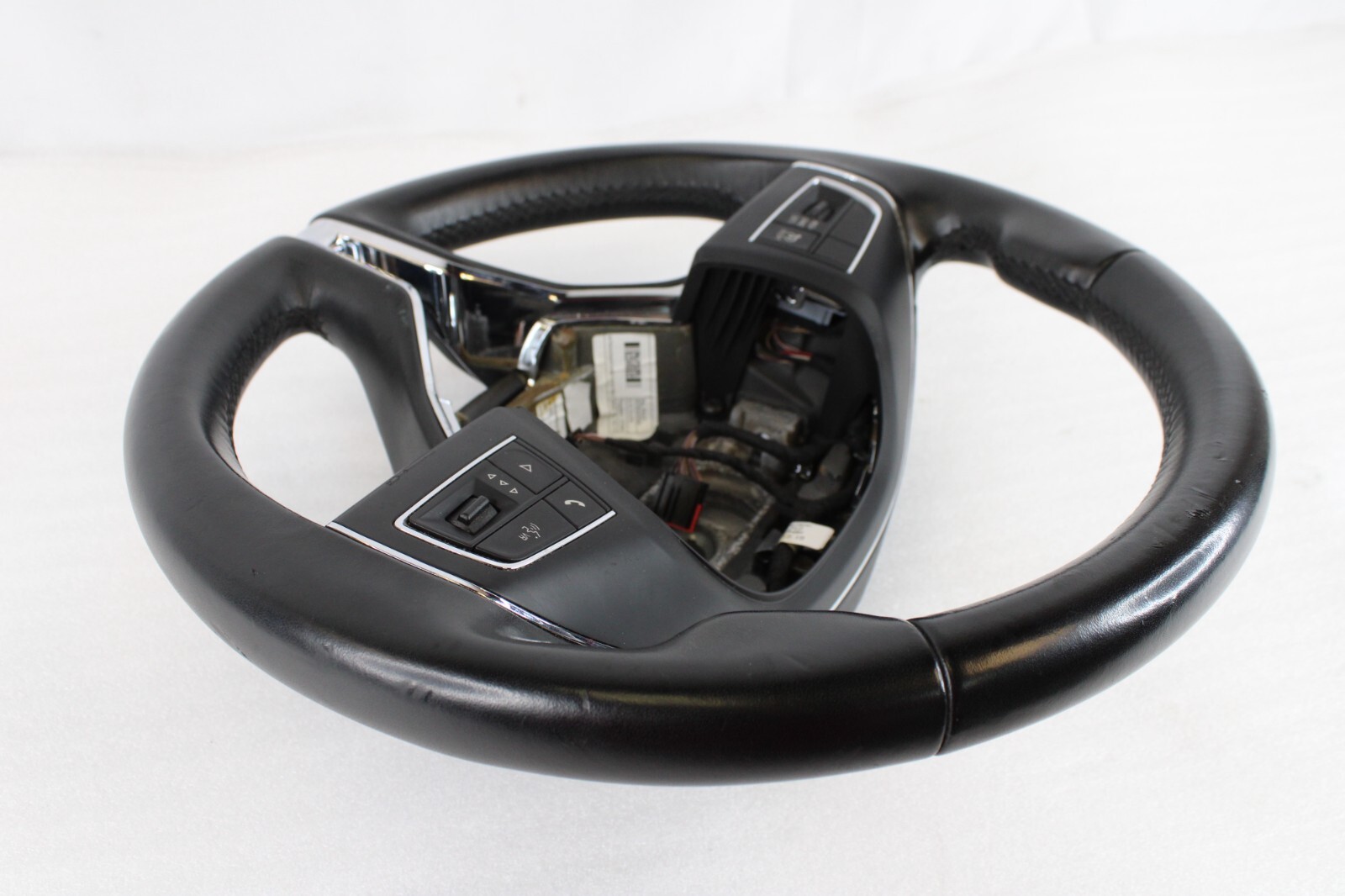 🚀 2014-2017 Maserati Ghibli Quattroporte Steering Wheel Leather Black OEM