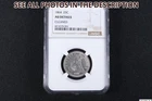 NobleSpirit (JM) 1864 25c Seated Liberty Silver Quarter NGC Au Details Cleaned