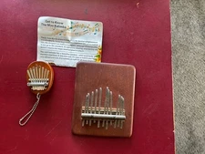 LOT (2)  Key Kalimba Thumb Piano Finger Mbira Wood Keyboard Music Instruments