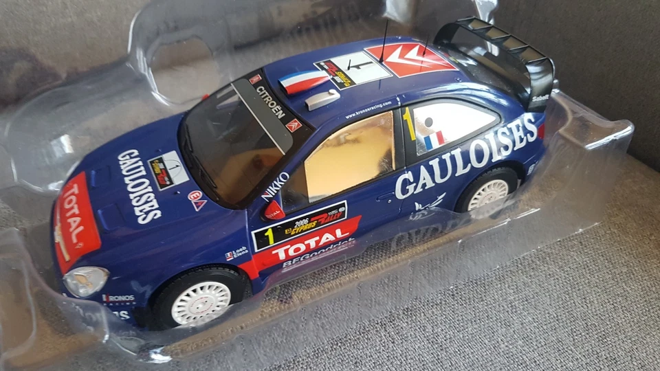 CITROEN XSARA WRC S.LOEB 2006 DECO TABAC COMPLETE IXO / PRESSE 1/18 - Photo 3/4