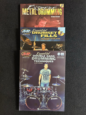 Drumming Essential Techniques Lot Of Three Instruction Books See Pics S-1