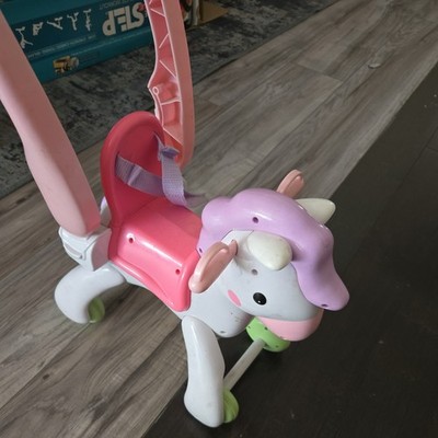 Fisher Price Little Mommy Baby Doll Rocking Horse Pony Stroller Removable Handle