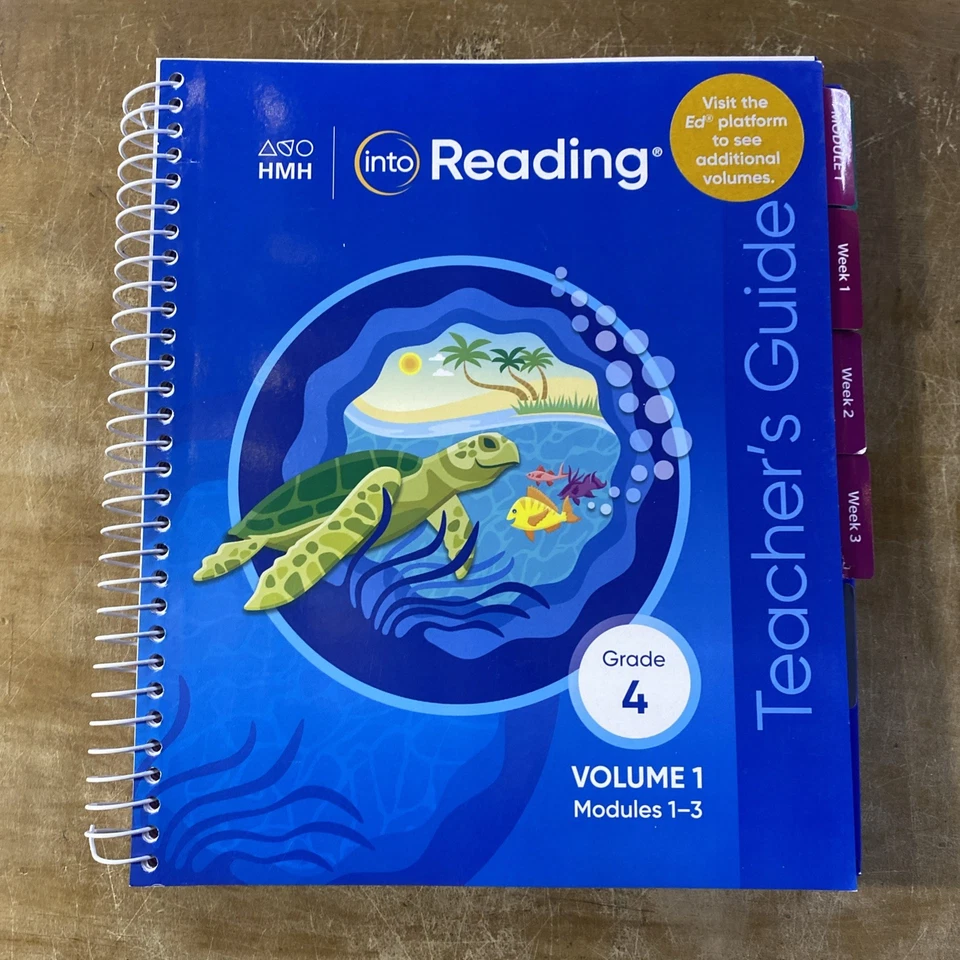 HMH Into Reading Teachers Guide Grade 4 Vol 1 Modules 1-3 Writing Workshop + 2 - Image 2 of 4