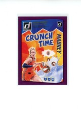 2025 Donruss WNBA Marina Mabrey #13 Crunch Time Press Proof Purple Parallel