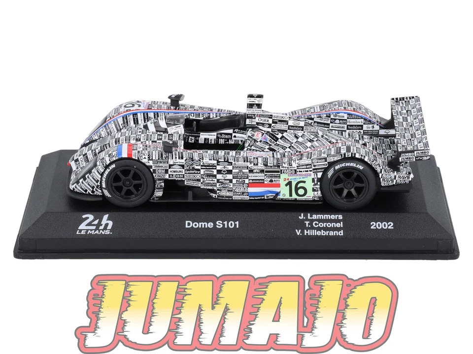 24H232 Voiture 1/43 IXO 24 Heures Mans DOME S101 2002 J.Lammers #16 - Photo 2/4