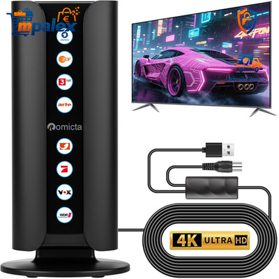 DVB-T2 Antenne Innen 4K DAB Verstärker 5m Kabel
