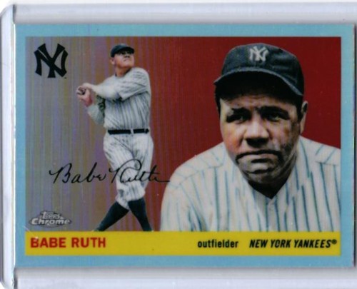 Babe Ruth #418 2025 Topps Chrome Platinum card