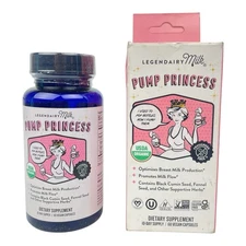 Legendairy Milk Pump Princess Vegan Lactation Supplement 60 Capsules