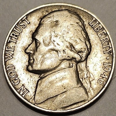 USA 1946-S Jefferson Nickel, TOP Coin, EXC Cond, KM-#A192