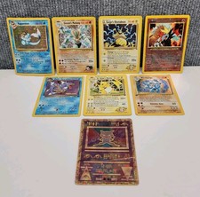 Pokemon Vintage Lot (8) Machamp Gio Machamp Entei Dark Gyatados Movie Promo Mew