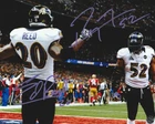 Ray Lewis & Ed Reed Signed Autographed Baltimore Ravens 8x10 Photo/COA/Hologram