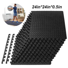 12 Pack Exercise Floor Mat Interlocking Tiles...