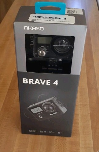 AKASO Brave 4 4K30fps Action Camera NEW Other/ Comes With Chest And Wrist Mount