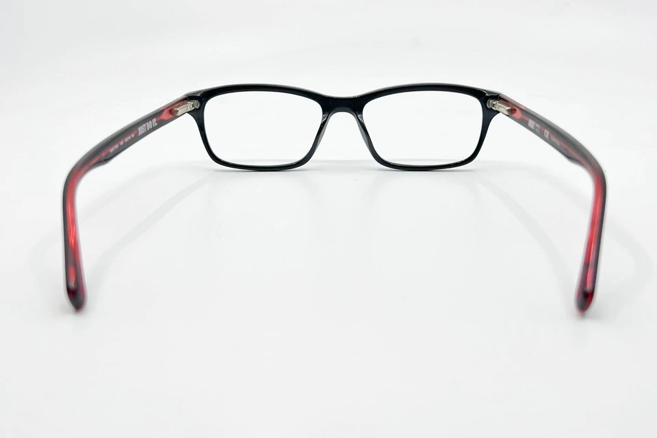 Gafas Nike 7242 002 pulido negro sobre rojo marco cuadrado 53[]16 140 Foto 4 de 4