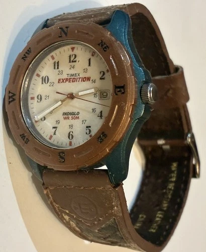 timex expedition indiglo wr 50m Mens Vintage Watch