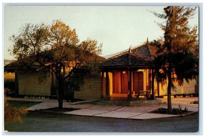 Wente Winery Tasting Room House California CA Maps Direction Vintage Postcard