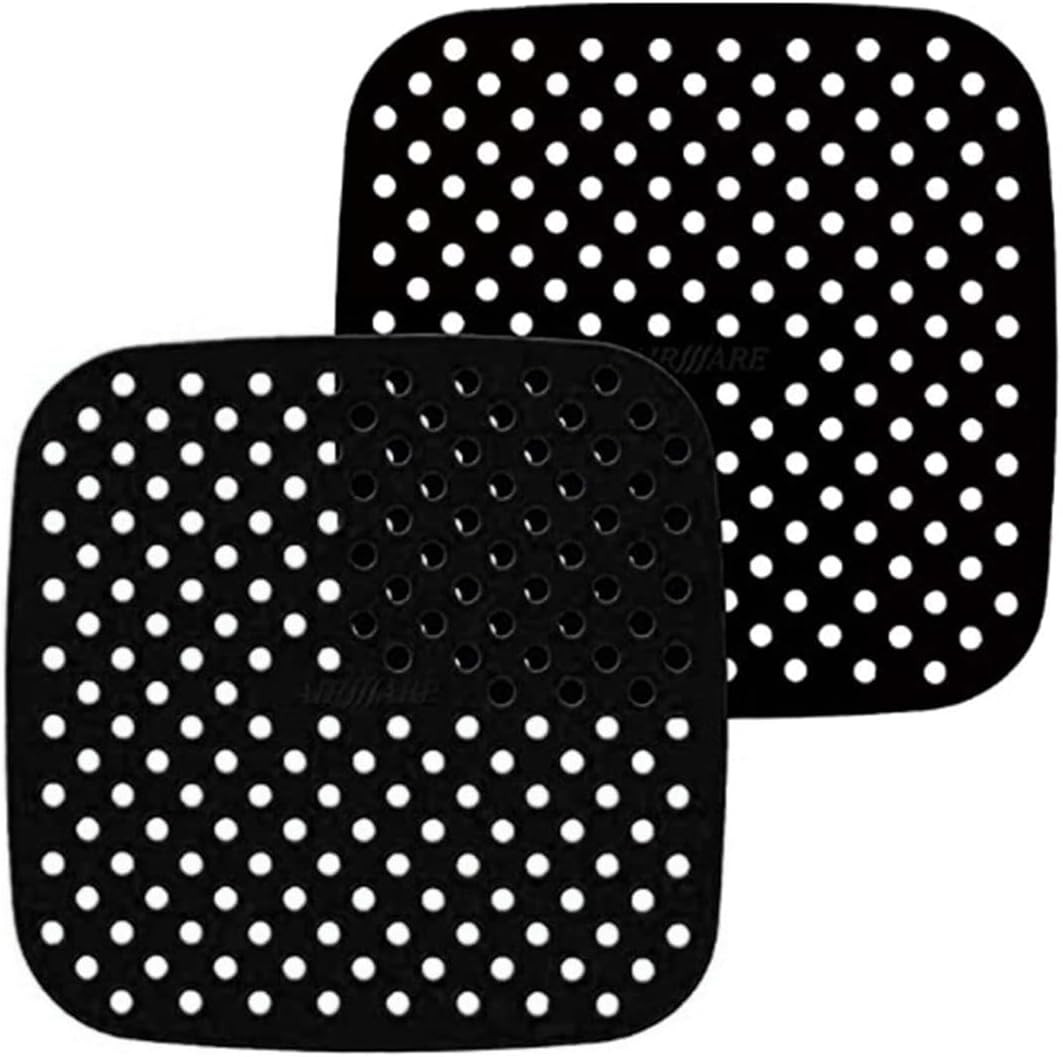 Accessori Silicone Quadrati Friggitrice Aria | Design Pulito 2 Pz