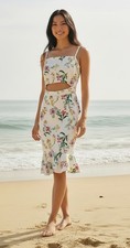 New Fashion Nova floral open triangle dress Women’s Size 1X X-Large Spring XL
