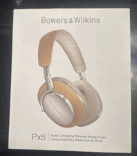 Bowers  Wilkins Px8 ANC Bluetooth Headphones, 30Hr Battery, Tan - New