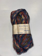 Twilleys of Stamford Freedom Spirit Chunky 6 X 50g Balls Red Blue Yellow Yarn