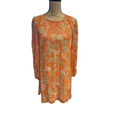 Women s Tommy Hilfiger Peach Floral Dress. Size 6