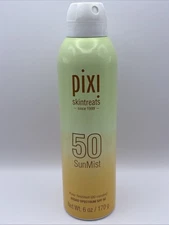 Pixi SkinTreats SPF50 SunMist 6 oz. Water Resistant Sunscreen Spray (EXP 01/26)