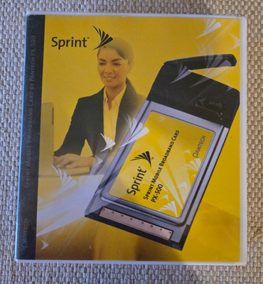 Sprint Mobile Broadband Card Pantech Wireless PX-500 PC Laptop Card + Software