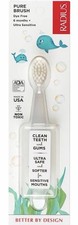 RADIUS Children's Toothbrush Pure Brush Ultra Soft BPA Free ADA - New Sealed