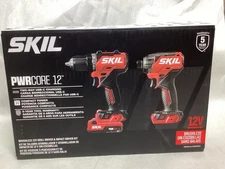 SKIL 12-volt 2-Tool Brushless Power Tool Combo Kit PWRCORE 12 USBC charging