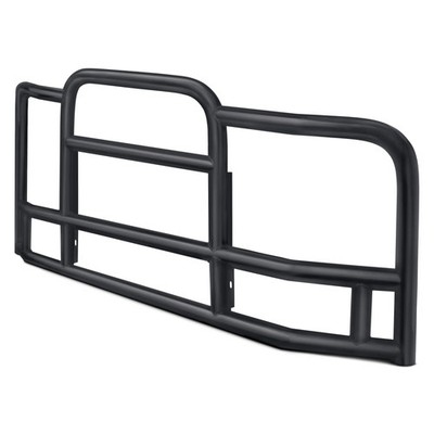 For Kenworth T600A 88-07 Retrac Mirrors ProTec Black 25° Bend Grille Guard