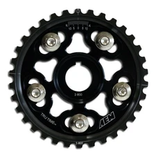 GENUINE AEM Tru-Time Adjustable Cam Gear Black 5-Bolt B17A1 B18A1, 23-802BK