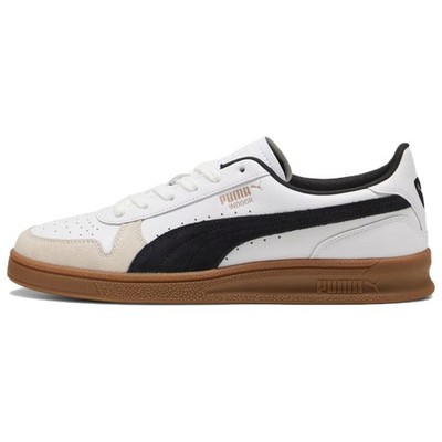 PUMA Indoor Classic Vintage Low top Casual Shoes Unisex Black White 401360-01
