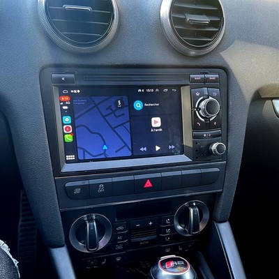 For Audi A3 2003-2013 Car Stereo Radio Fit Apple Carplay Android Auto GPS Wifi