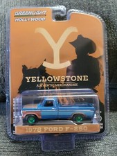 Greenlight 1/64 1978 Ford F-250 Yellowstone Greenie Green Machine Chase HTF