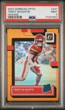 2022 Panini Donruss Optic #247 Trent McDuffie Orange 164/199 PSA 9 