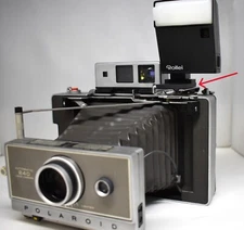 Polaroid flash bracket cold shoe adapter for Automatic 100,250,350,104,220, etc.