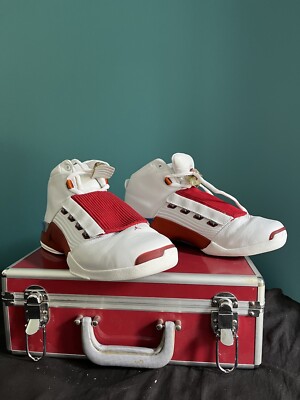 HOT Varsity Red Jordan 17 Suitcase Nike Air Jordan 17 OG Varsity