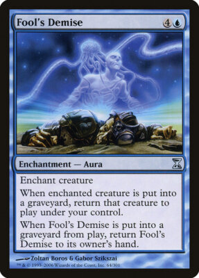 MTG Magic the Gathering Fool's Demise (64/301) Time Spiral LP