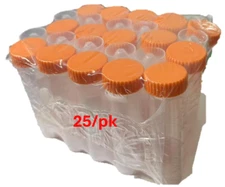 Centrifuge Tubes 50mL (25/Pack) with Self-stand, Sealing Cap, Print Scale, Label