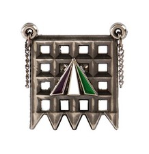 Suffragette Votes for Women Portcullis Holloway Prison Charm Badge - New