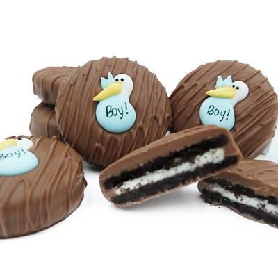 Philadelphia Candies Blue Stork (It's a Boy!) Milk Chocolate OREO  Cookies Gift